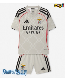 Benfica Echipament de Fotbal Replică 2025-26 Copii Deplasare (+ Șorturi)